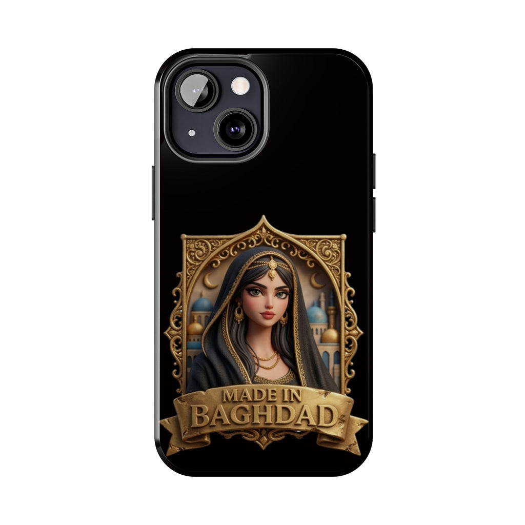 Made in Baghdad Phone Case — Elegant Middle Eastern Portrait Tough Protective Case