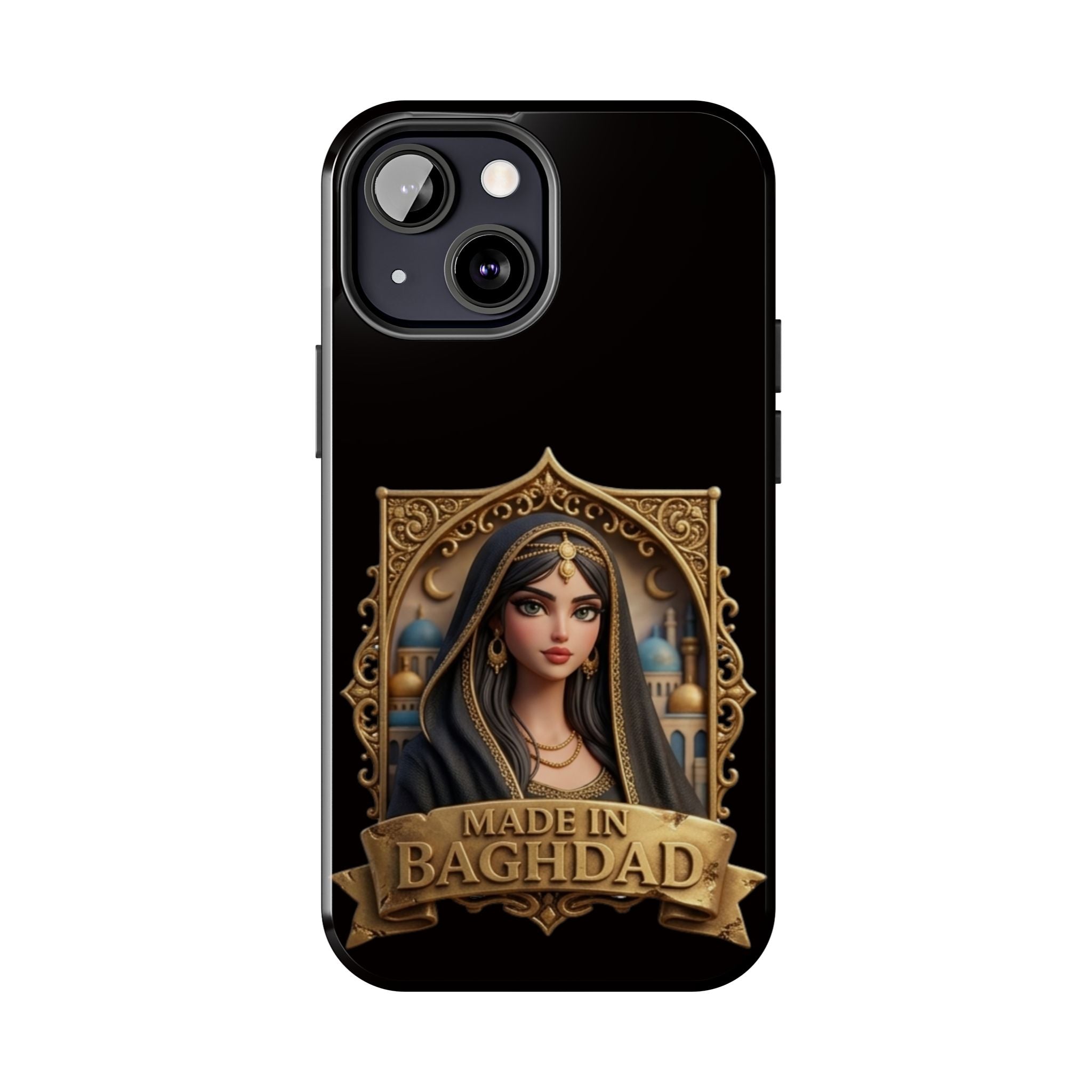 Made in Baghdad Phone Case — Elegant Middle Eastern Portrait Tough Protective Case
