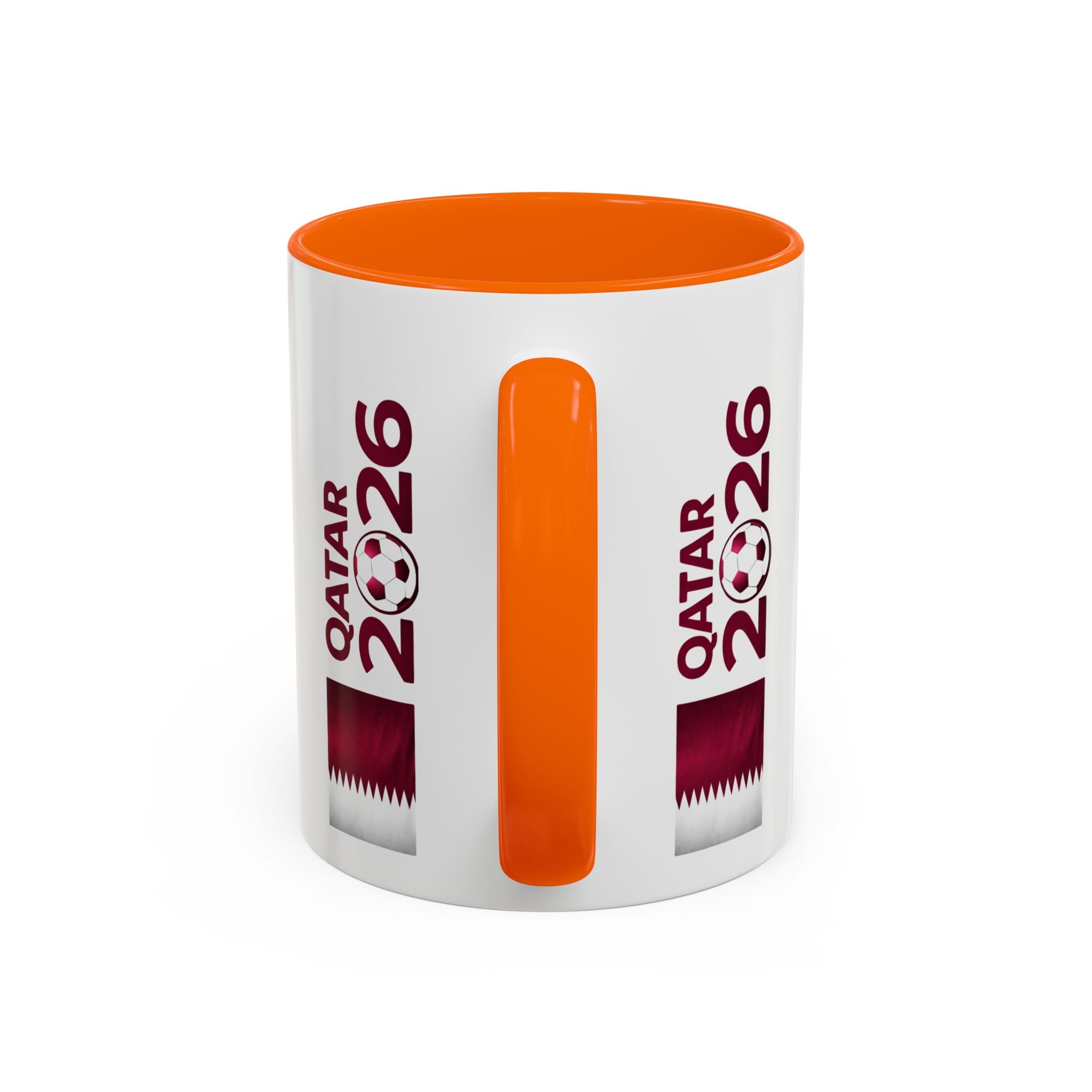 Qatar 2026 Football Passion Accent Coffee Mug (11/15oz)