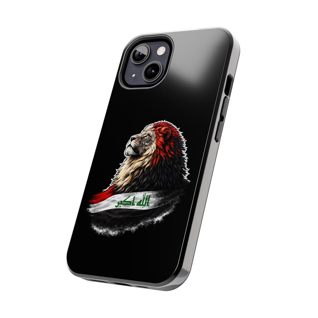 Iraq Lion Tough Phone Case — Protective iPhone Case with Iraqi Flag Design