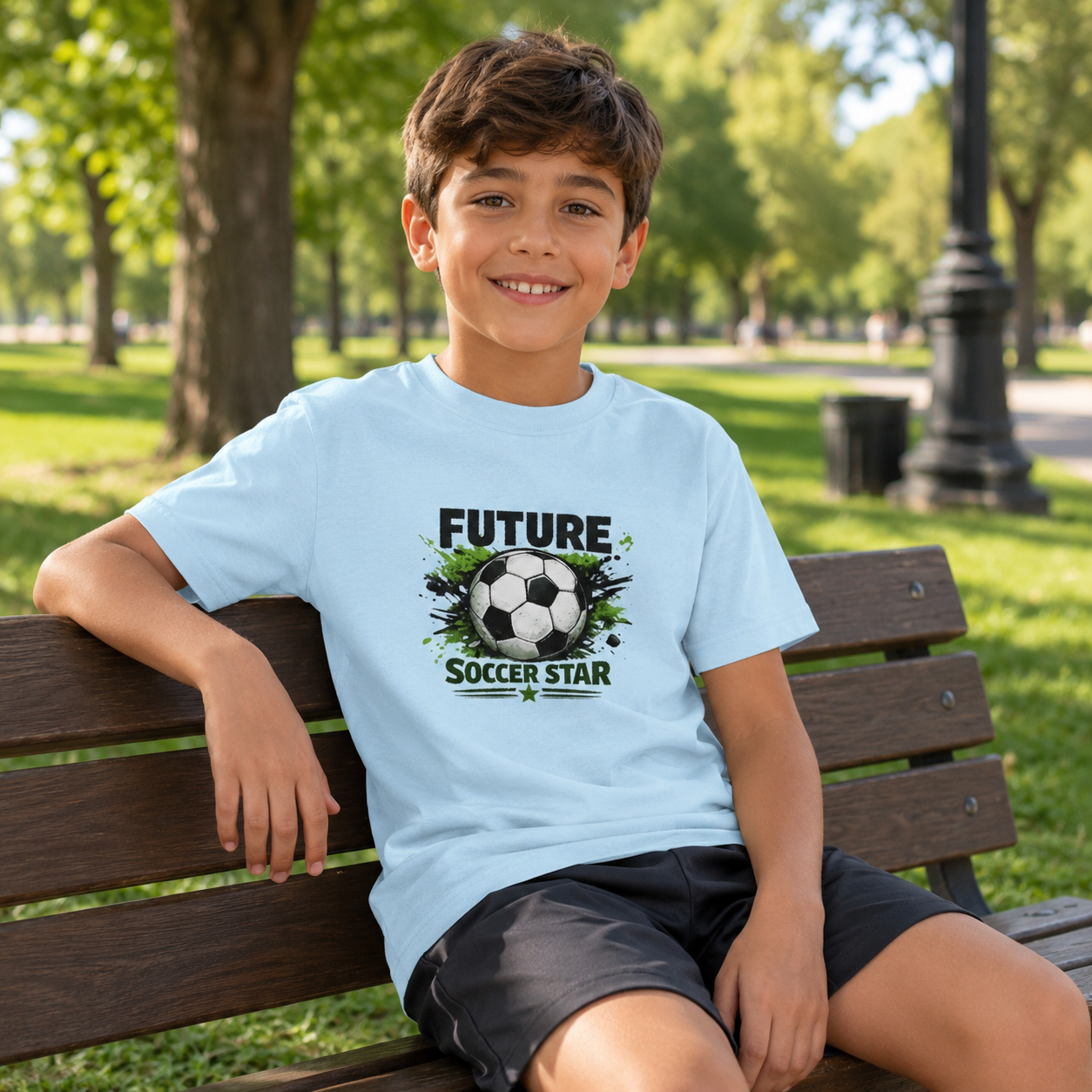 Future Soccer Star Youth T‑Shirt — Kids Soccer Shirt