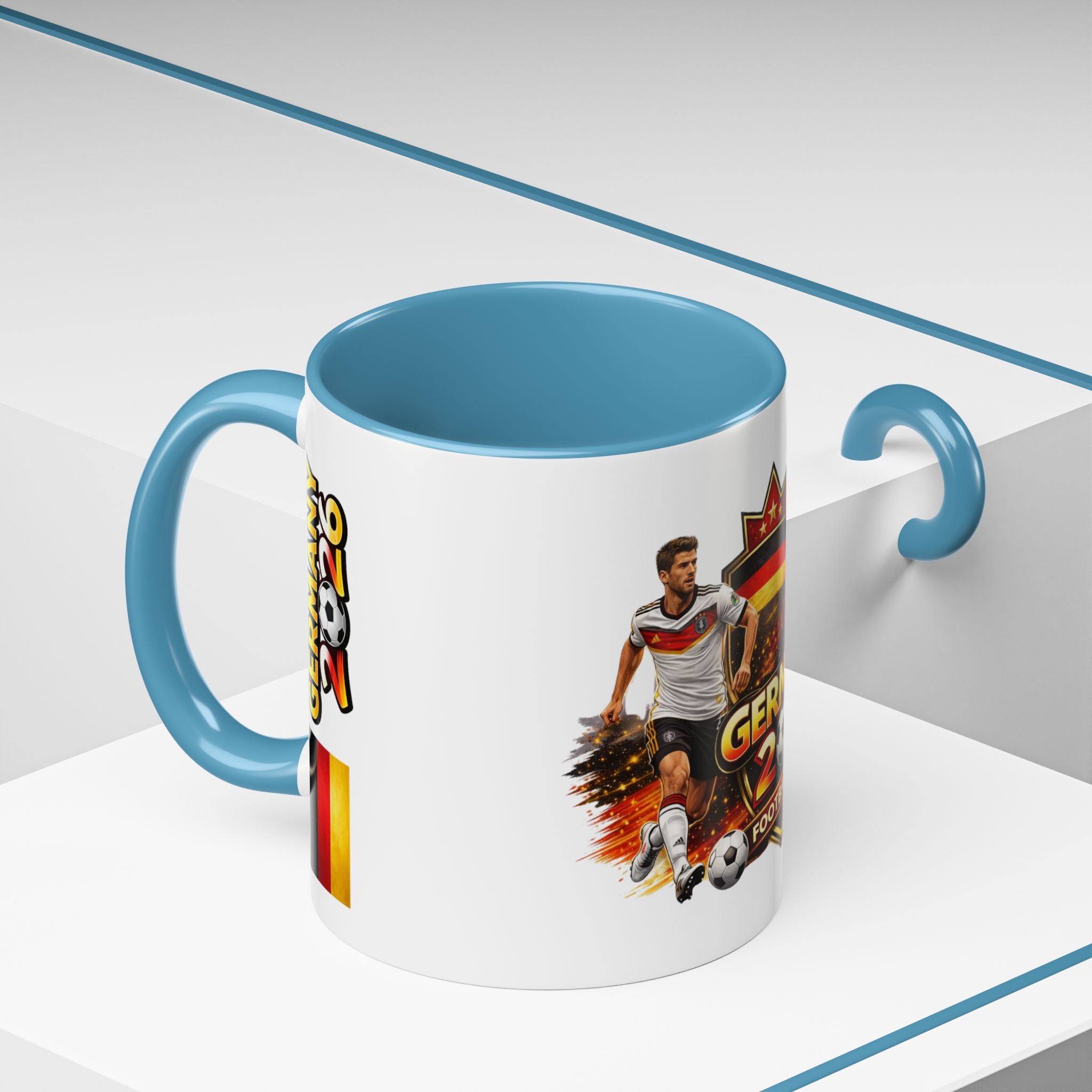 Germany 2026 Football Cup Coffee Mug – Soccer Fan Germany 2026 Accent Mug