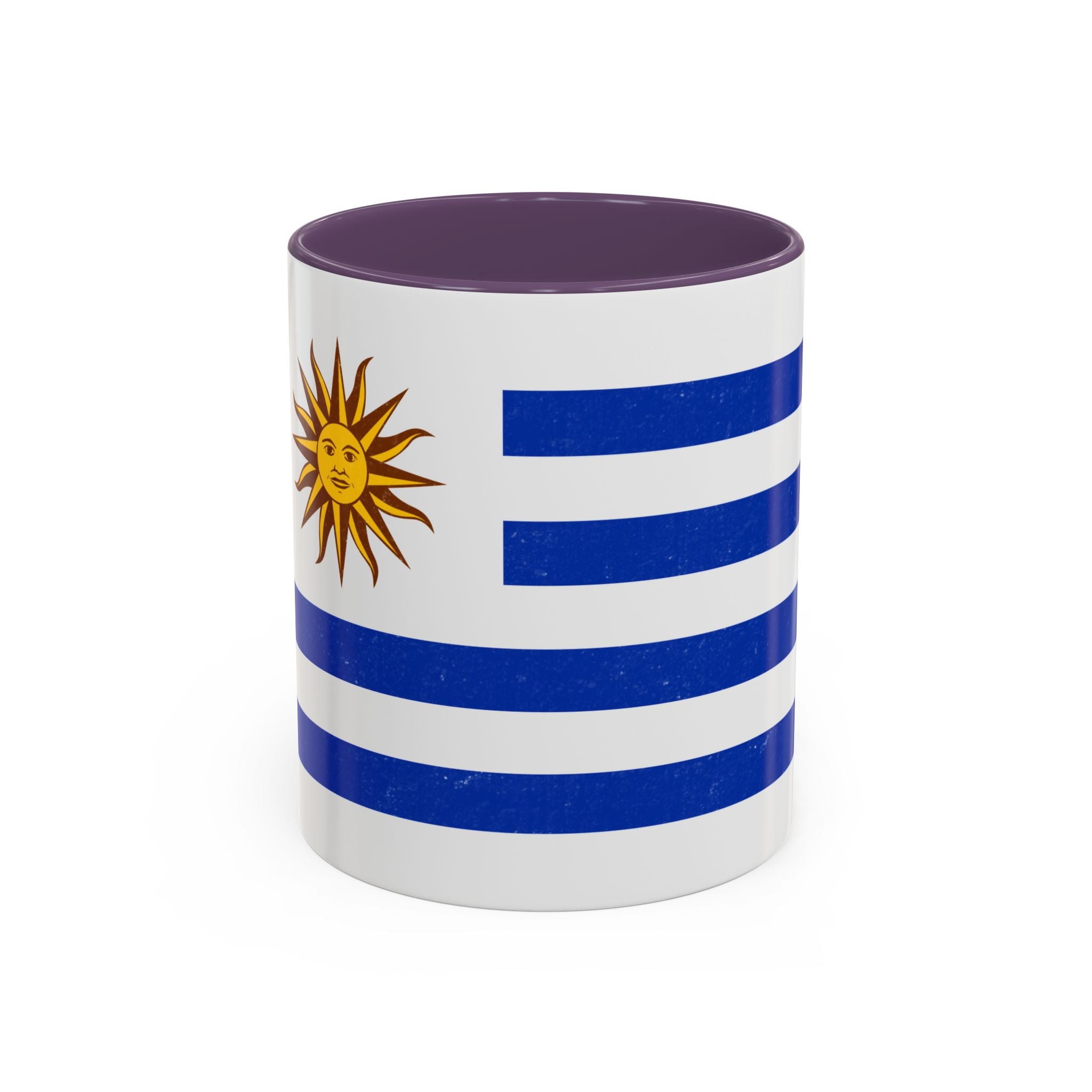 Uruguay Flag Accent Coffee Mug – Blue Stripes with Sun of May, 11oz & 15oz