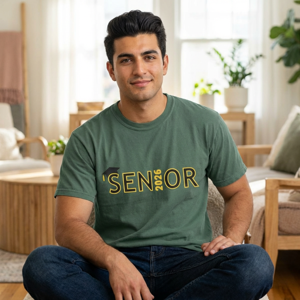 Senior 2026 Graduation T-Shirt — Class of 2026 Cap Design