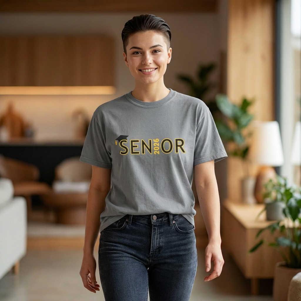 Senior 2026 Graduation T-Shirt — Class of 2026 Cap Design