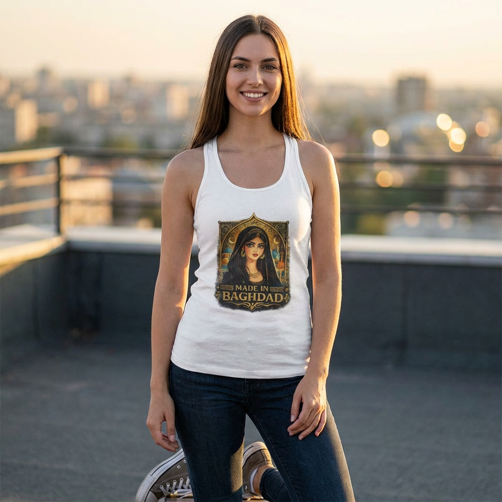 Women's Ideal Racerback Tank made in baghdad