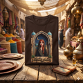 Arabic Princess Portrait T-Shirt — Middle Eastern Archway Art Tee