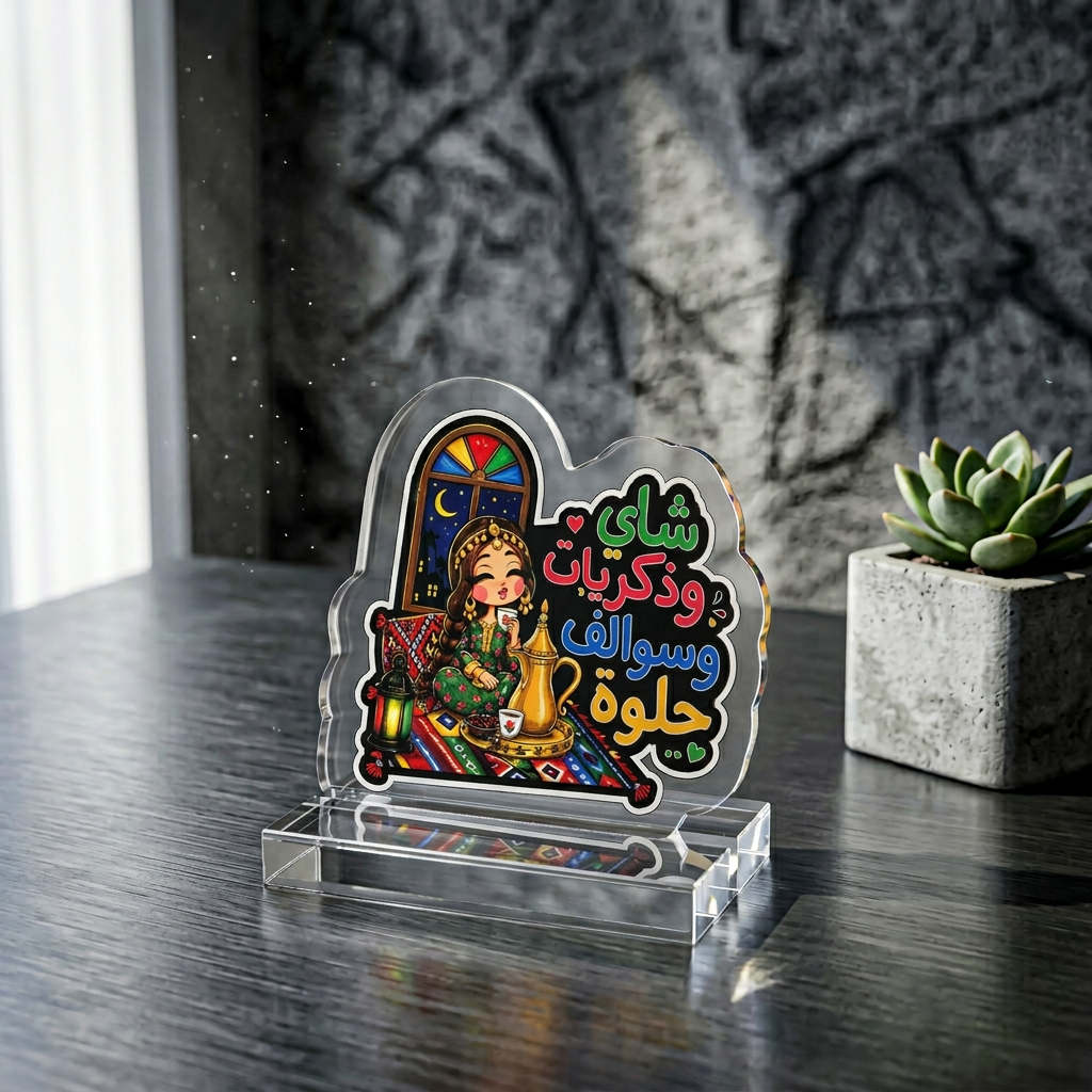 Custom Acrylic Standee — Personalized Persian/Arabic Calligraphy Design