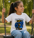 Powered Up 6 to 7" Birthday Shirt, Gamer Lightning Graphic