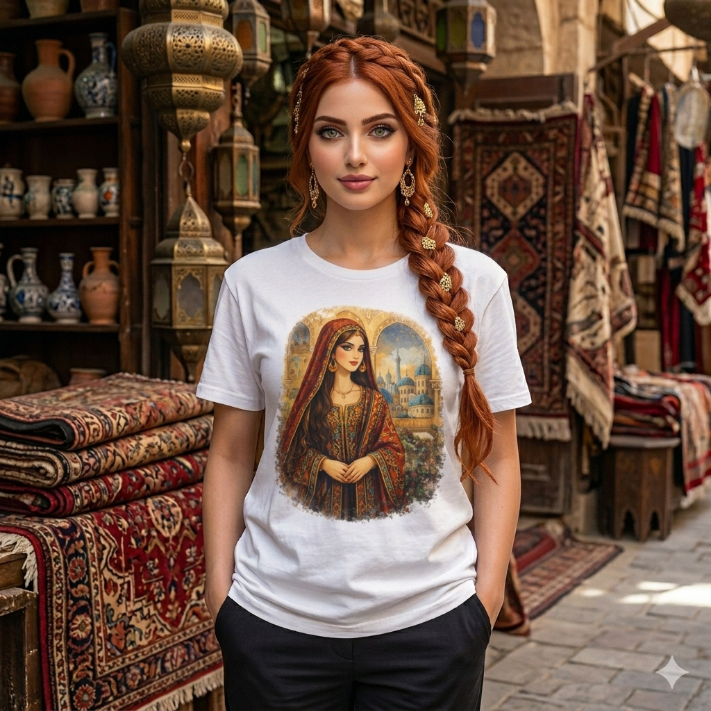 Vintage Middle Eastern Maiden T-Shirt