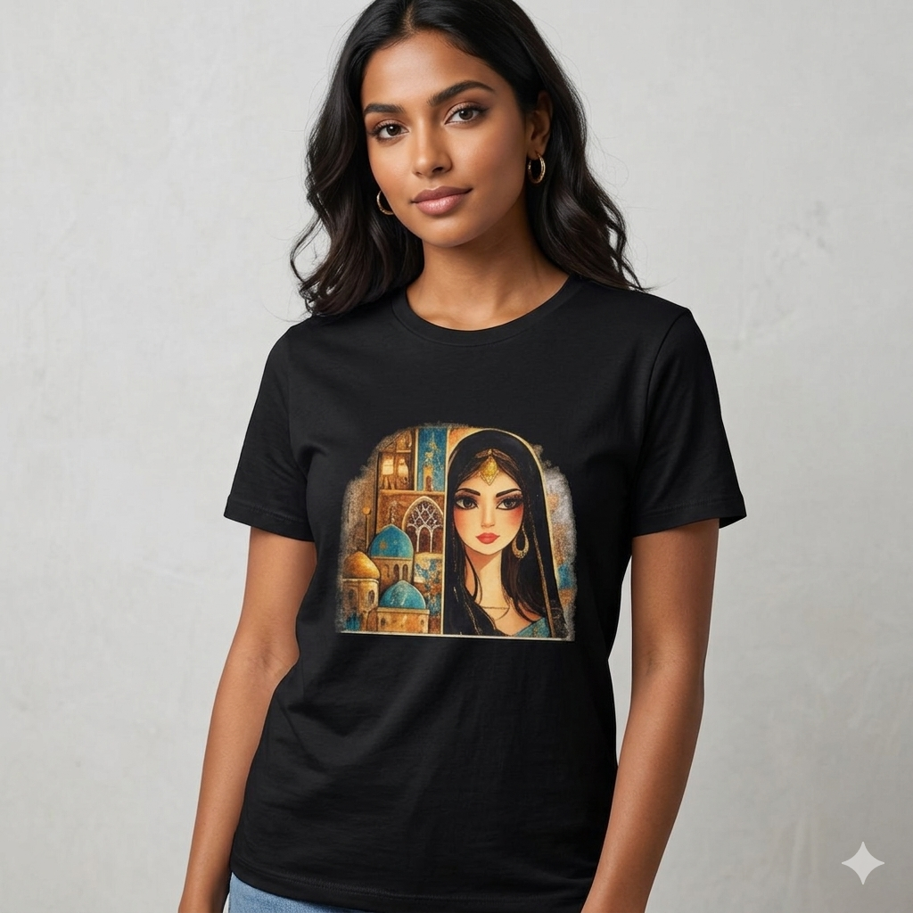 Elegant Desert City Art Tee