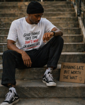Funny Quote T‑Shirt — "Good Things Take Time That’s Why I’m Always Late" Graphic Tee