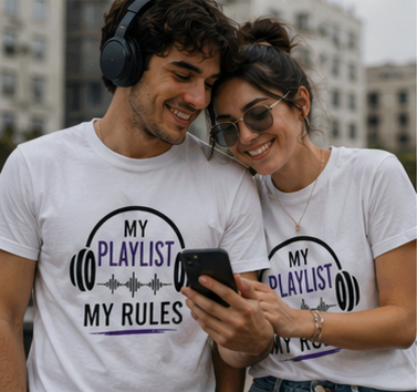 My Playlist My Rules Unisex T-Shirt