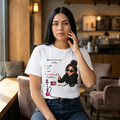 Arabic Café Vibes T-Shirt — Chill Girl with Hookah & To-Do List