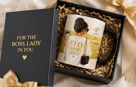 CEO Mood Coffee Mug – 'Coffee Plan, Slay, Repeat' Motivational Accent Mug