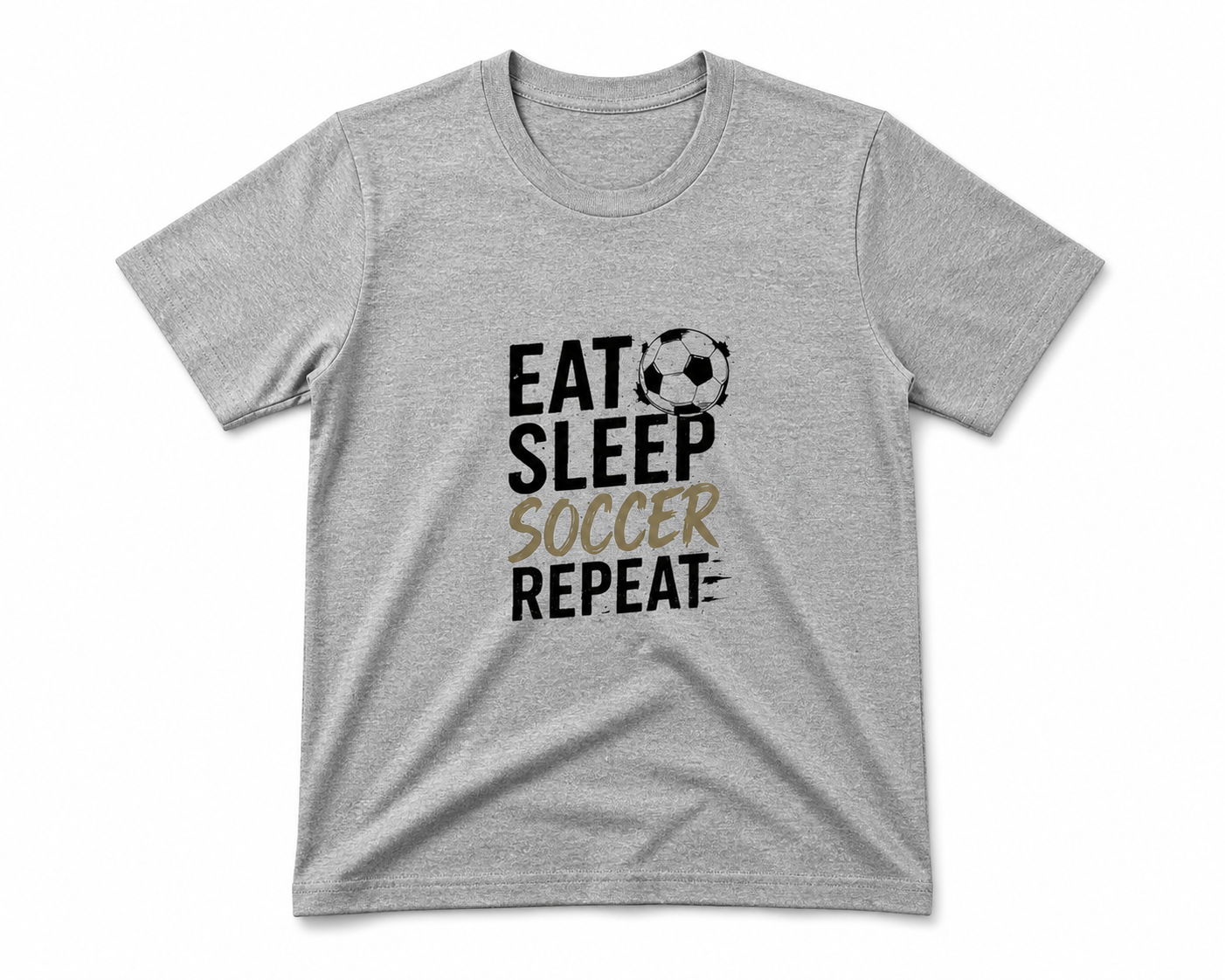 Youth Soccer Tee - "Born to Play, Forced to Work" Kids Soccer Shirt