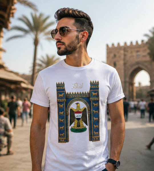 Iraq Emblem T-Shirt — Iraq Coat of Arms Graphic Tee