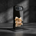 Cute Couple Bears Tough Phone Case — Cozy Winter Bear Phone Cover