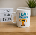 #1 Dad Coffee Mug – Funny Father’s Day Ceramic Mug (11oz)