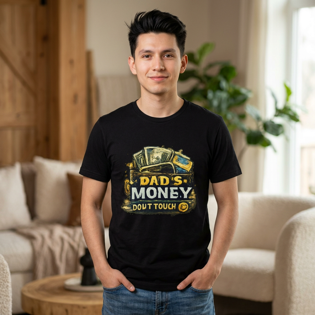 Dad's Money T-Shirt — "Don’t Touch" Funny Father’s Day Gift Tee