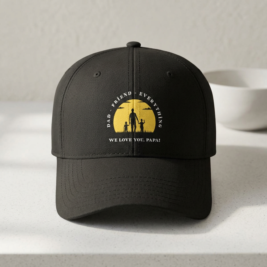 Dad, Friend, Everything Cap — 'We Love You, Papa' Low Profile Baseball Hat