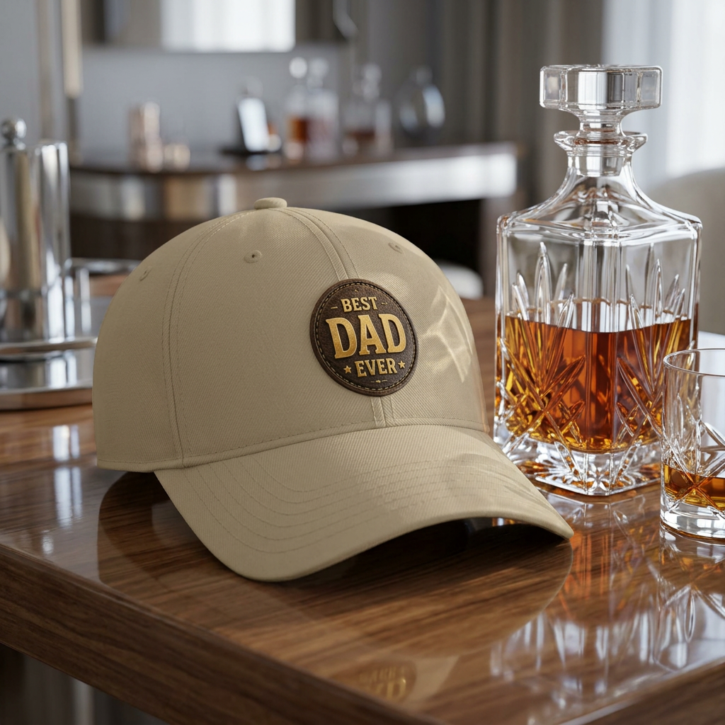 Best Dad Ever Baseball Cap - Low Profile Dad Hat for Father’s Day Gift
