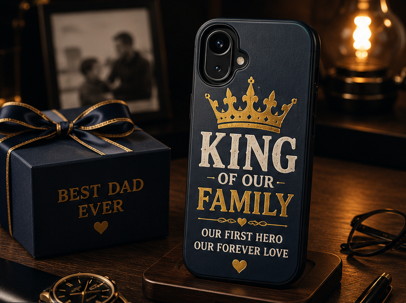 Dad Phone Case – “Dad: The Man The Myth The Legend” Protective Phone Cover