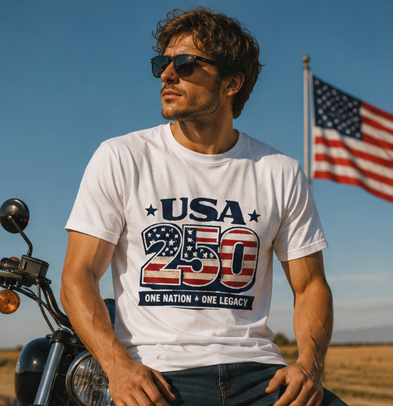 USA 250 Anniversary Unisex T-Shirt — "One Nation • One Legacy" Patriotic Tee