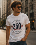250 Years of Independence Unisex T-Shirt – 1776–2026 Patriotic Anniversary Tee