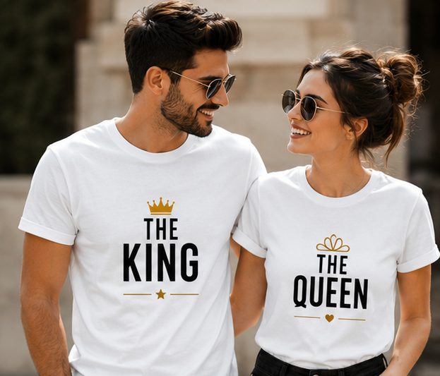 The Queen T-Shirt — Minimal Crown Graphic Tee for Women & Moms
