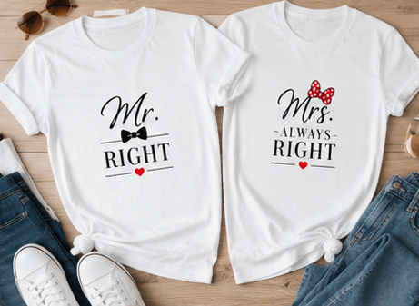 Mrs. Always Right Graphic Tee (Playful Minnie Bow Design)