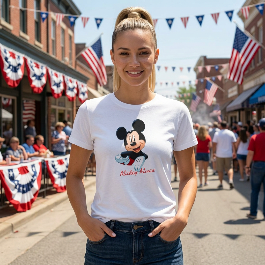 Mickey Mouse Graphic Unisex T-Shirt — Cute Retro Disney Tee