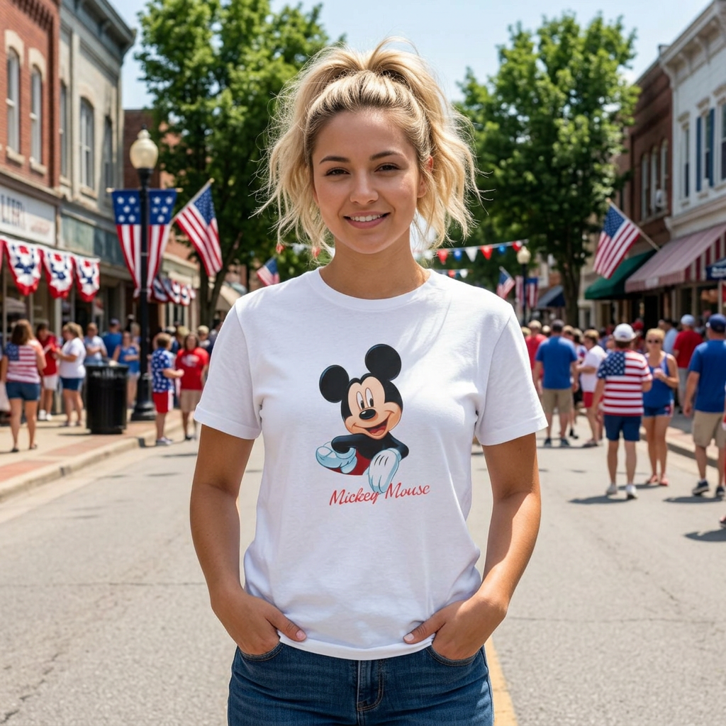 Mickey Mouse Graphic Unisex T-Shirt — Cute Retro Disney Tee