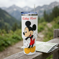 Mickey Mouse 40oz Vacuum Tumbler — Insulated Travel Mug with Straw