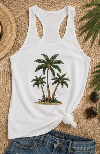 Women's Ideal Racerback Tank Palm Tank