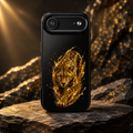 Golden Cheetah Tough Phone Case — Fierce Splash Design, Protective iPhone Cover