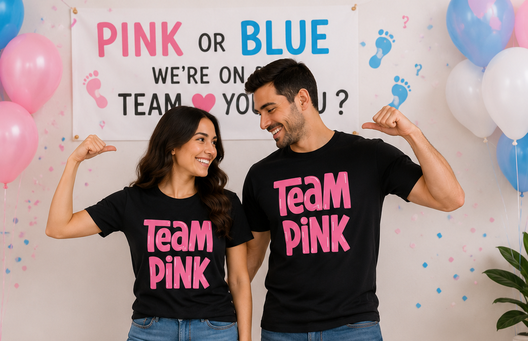Team Pink T-Shirt — Retro Bold Graphic Tee for Breast Cancer Awareness & Girls’ Events