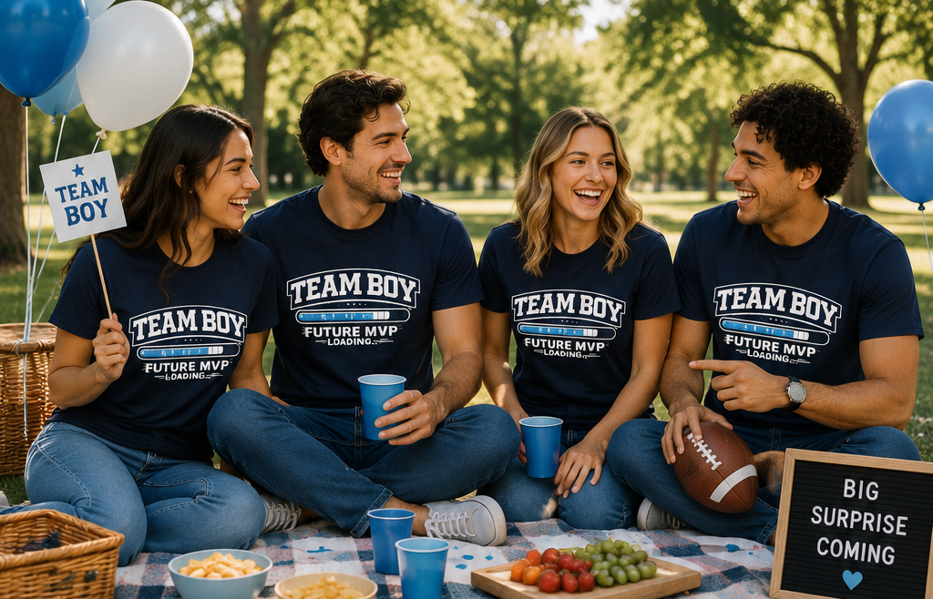 Team Boy Future MVP Loading T Shirt | Pregnancy Announcement Baby Shower