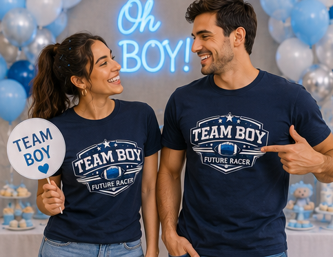 Team Boy T Shirt | Future Racer Badge Tee