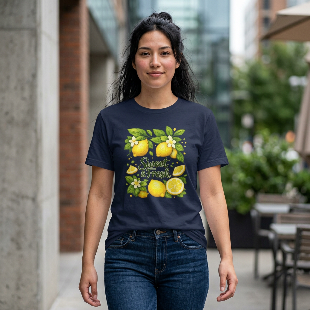 Lemon Sweet & Fresh Uni Sex T-Shirt