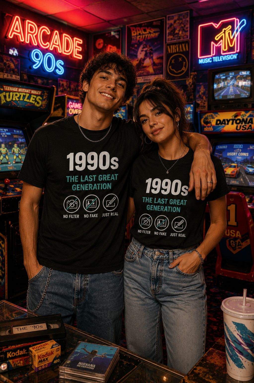 1990s T-Shirt — “The Last Great Generation” Retro Nostalgia Tee