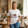Chaldean Pride T-Shirt — "I  Chaldean" Flag Heart Design