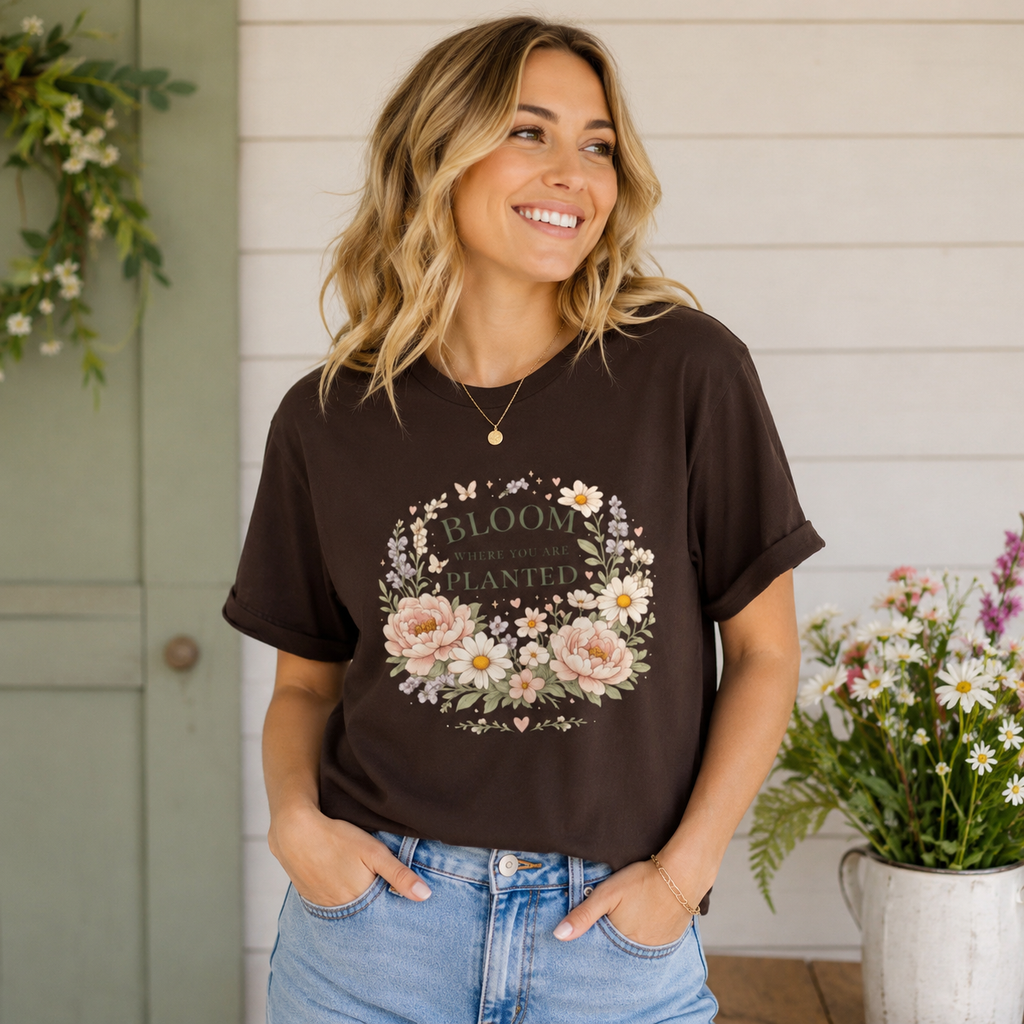 Bloom Where You Are Planted T-Shirt