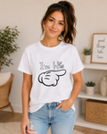 I'm His Couples T-Shirt — Matching Partner Tee with Pointing Hand Graphic