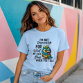 Funny Owl T-Shirt — "I'm Not Responsible For What My Face Does When You Talk"