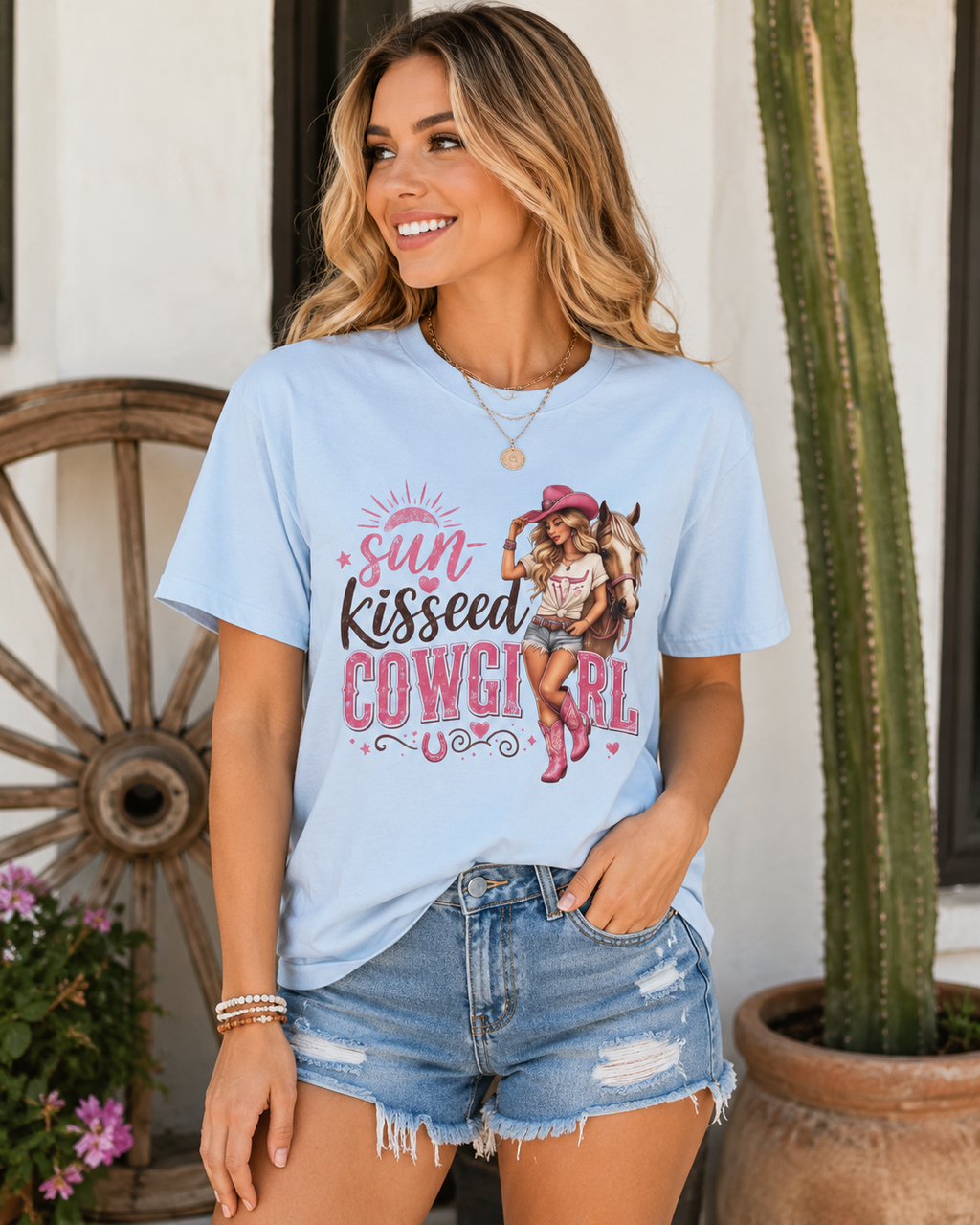 Sun-Kissed Cowgirl T-Shirt