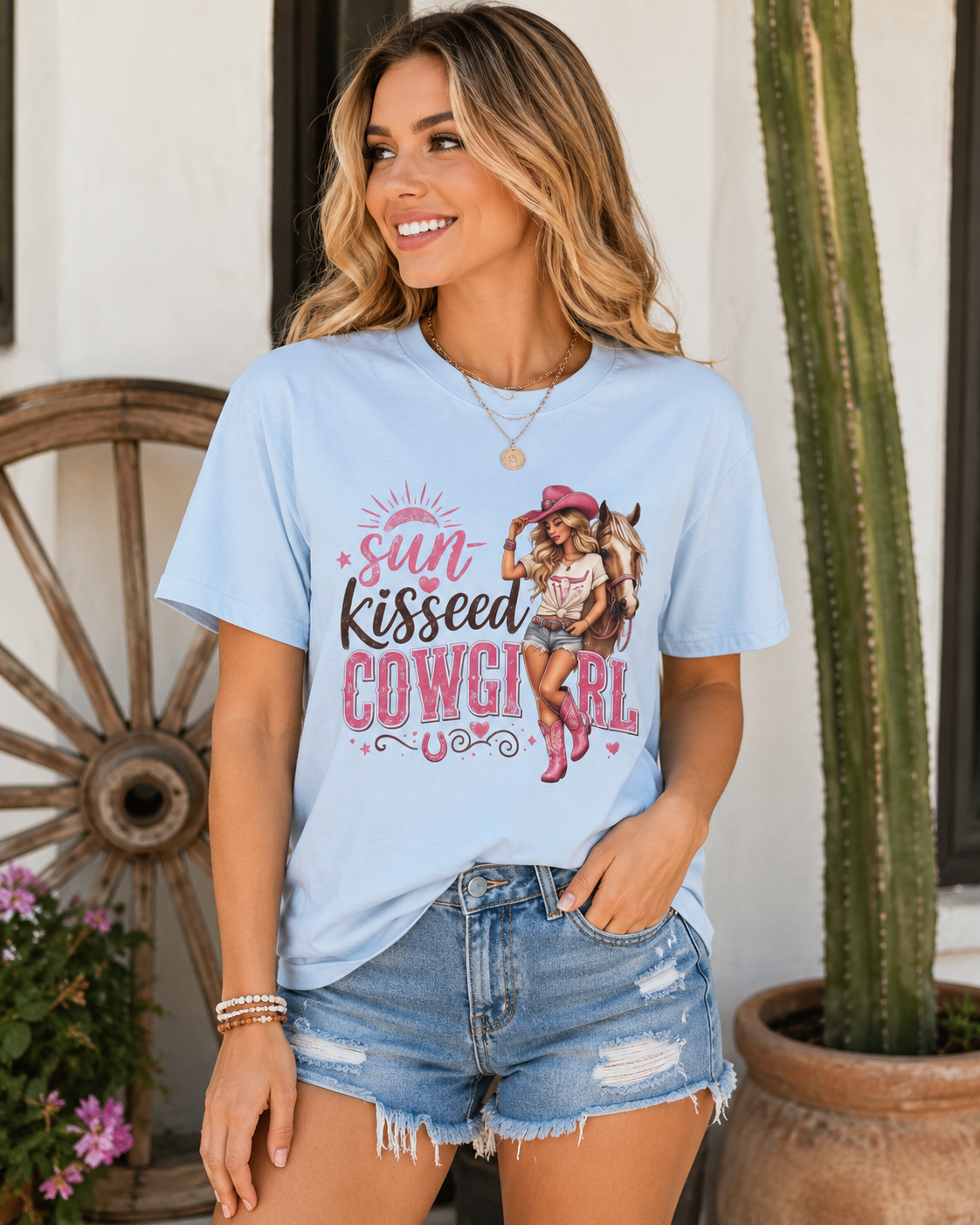 Sun-Kissed Cowgirl T-Shirt