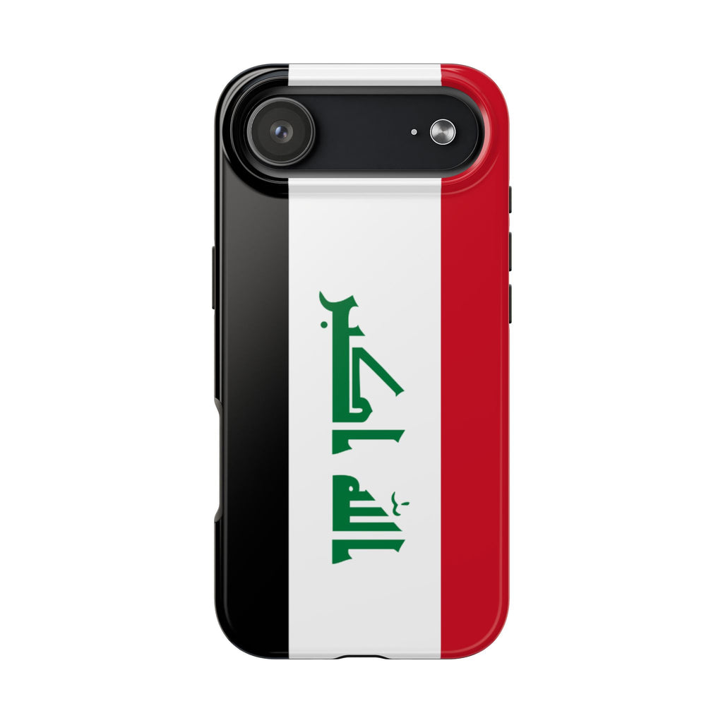 Iraq Flag Tough Phone Case — Durable Patriotic iPhone/Android Cover