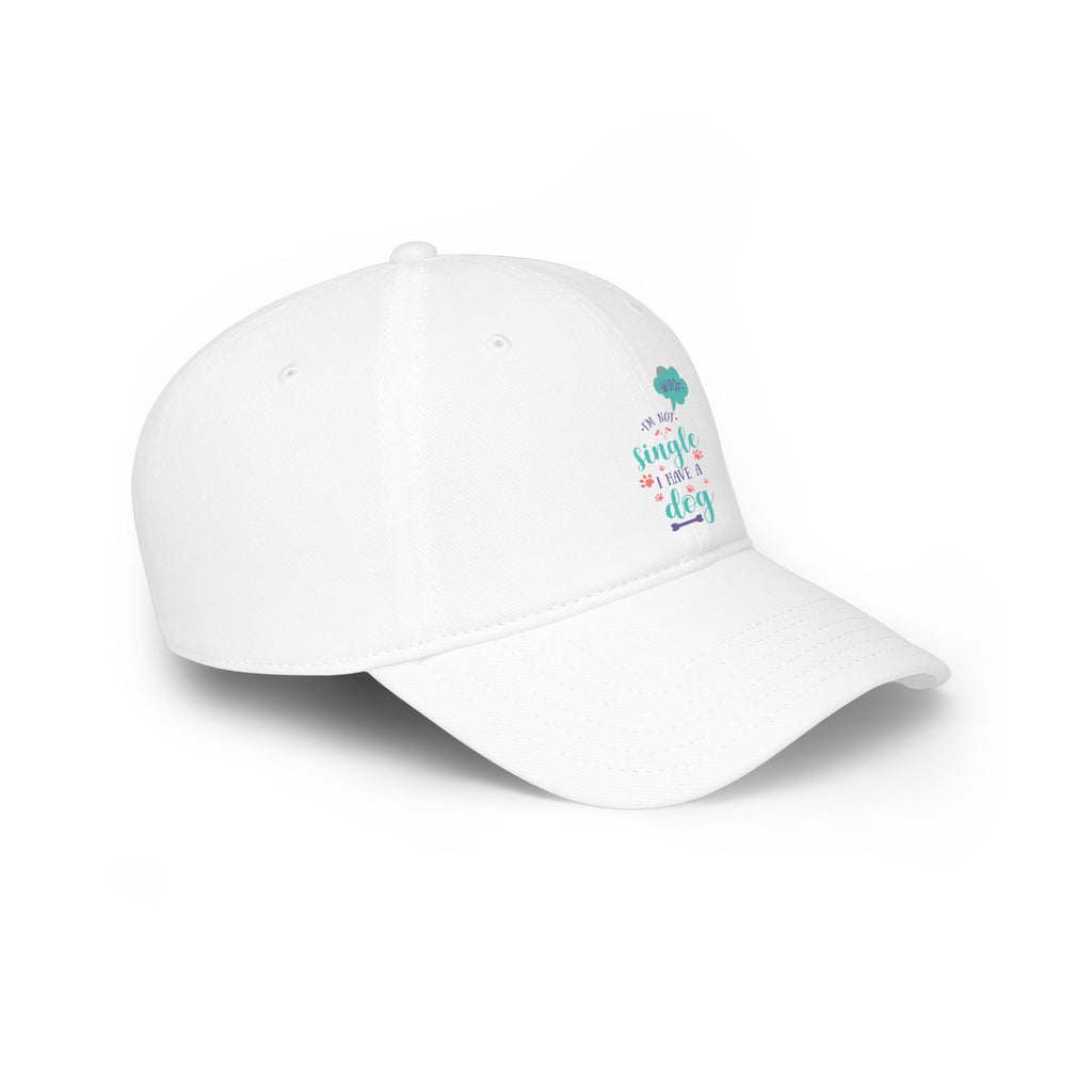 Funny "Single, Taken, I Have a Dog" Dog Lover Baseball Cap