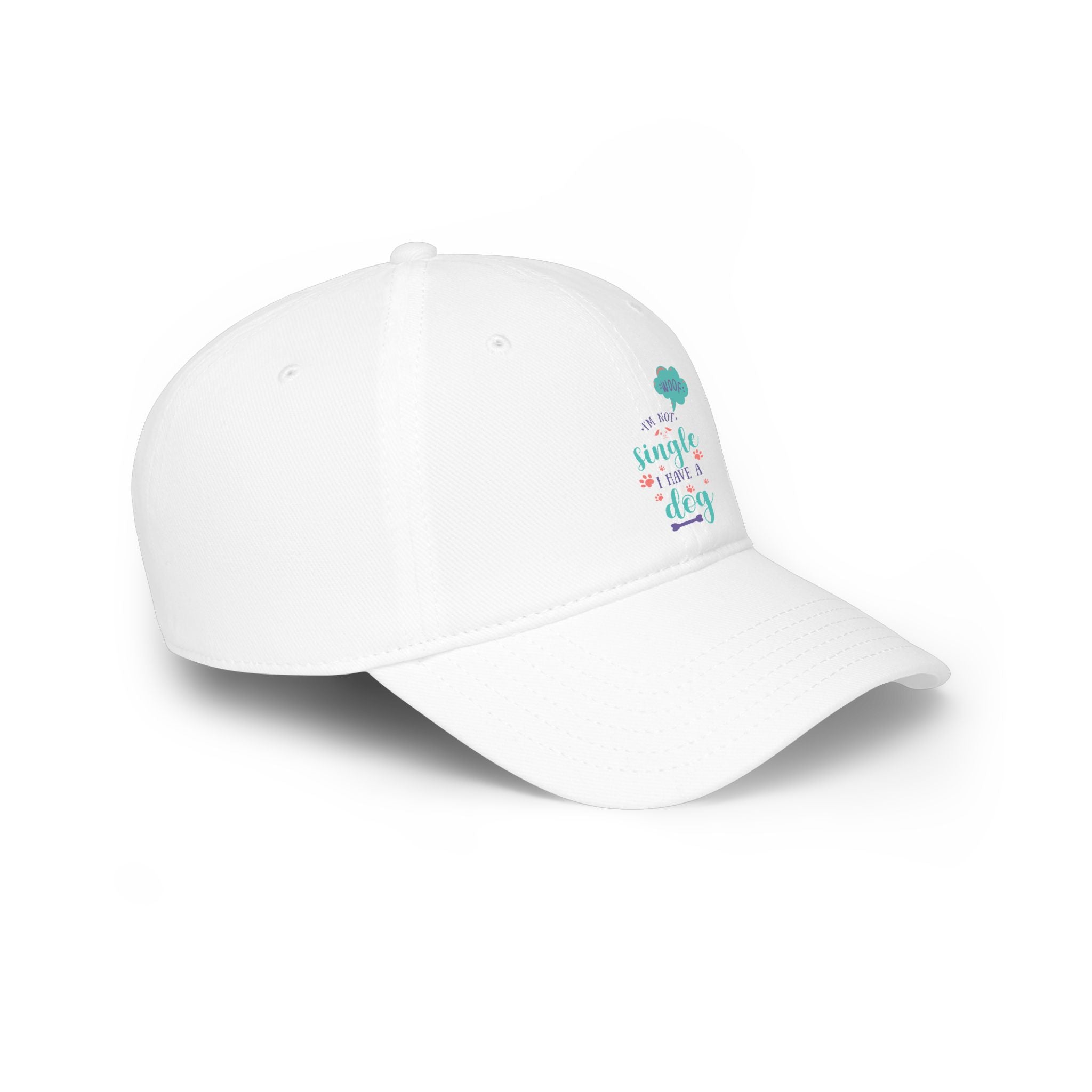 Funny "Single, Taken, I Have a Dog" Dog Lover Baseball Cap